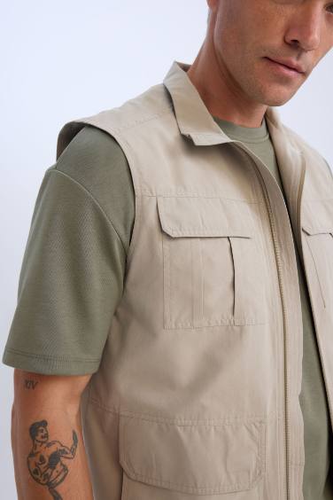 فيست قصة عادية بياقة عالية