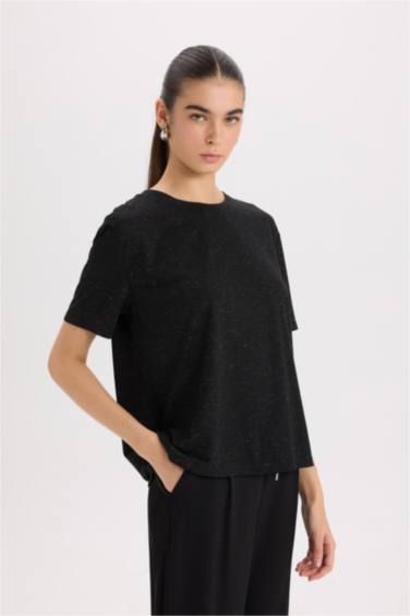 Relax Fit Crew Neck Short Sleeve T-Shirt