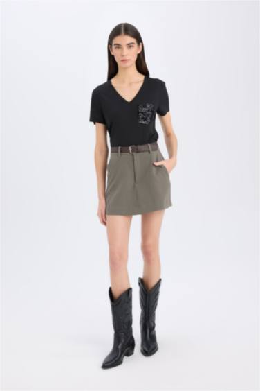 Relax Fit V-Neck Short Sleeve T-Shirt