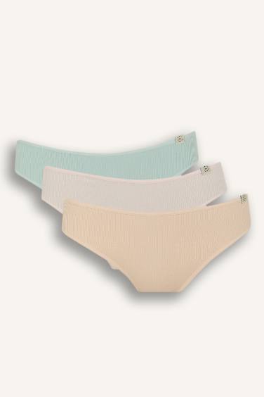 Fall in Love Ribbed 3 Piece Panties