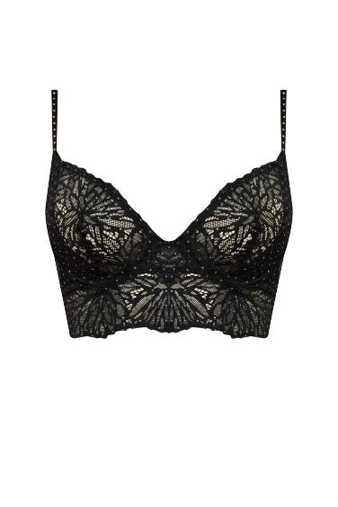 Fall in Love Lace Stringed Black Bra