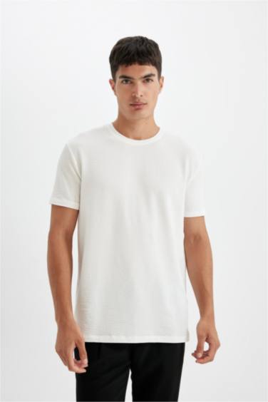 تيشيرت نص ردن كرنكيل قصة عادية ياخة مستديرة