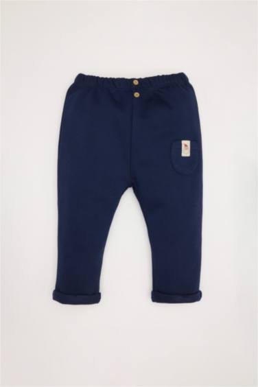 Erkek Bebek 2'li Takım Uzun Kollu Flanel Kareli Gömlek Beli Lastikli Pantolon