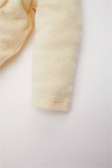 جمبسوت قطيفة بيبي اولادي حديثي الولادة بطبعة كريسماس