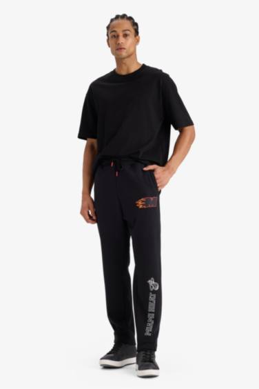 DeFactoFit NBA Miami Heat Standard Fit Thick Sports Jogger Sweatpants