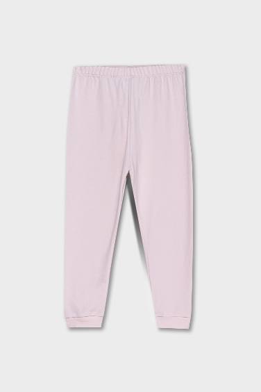 Baby Girl Ballerina Printed 2 Piece Pajama Set