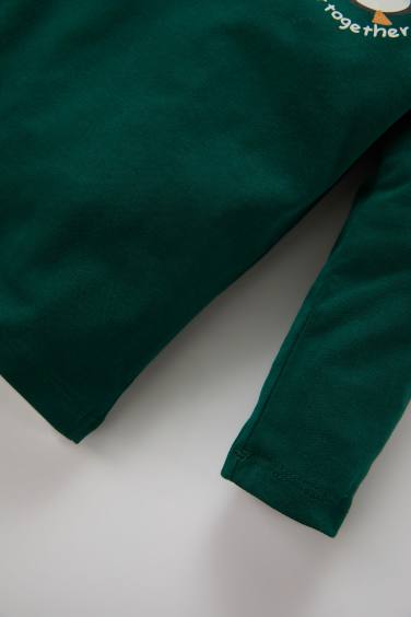 Baby Boy Crew Neck Christmas Themed T-Shirt