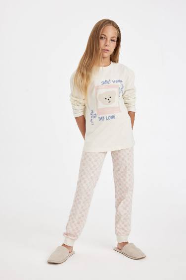 Girl Printed 2 Piece Pajama Set