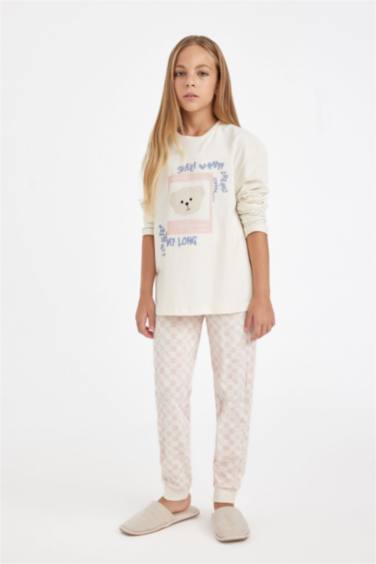 Girl Printed 2 Piece Pajama Set