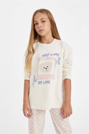 Girl Printed 2 Piece Pajama Set