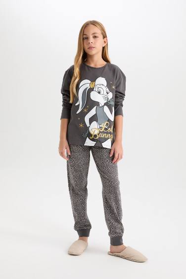 Girl Looney Tunes Top Bottom 2 Piece Pajama Set