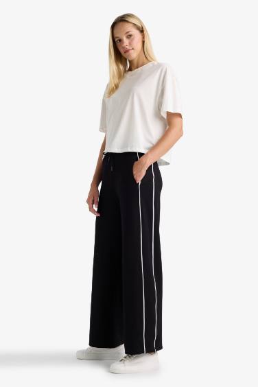 Straight Fit Cepli Düz Paça Eşofman Altı