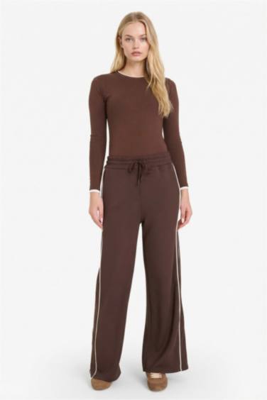 Straight Fit Straight Leg Trousers