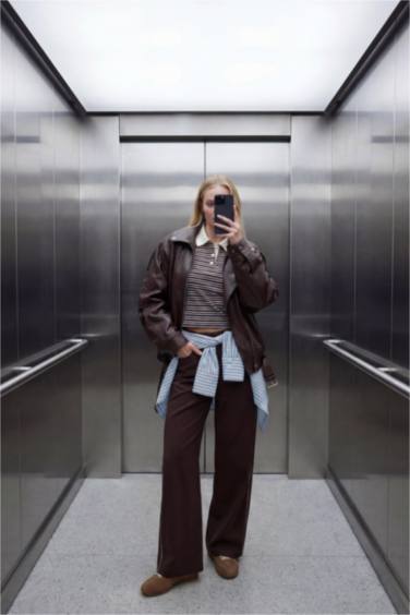 Straight Fit Cepli Düz Paça Eşofman Altı