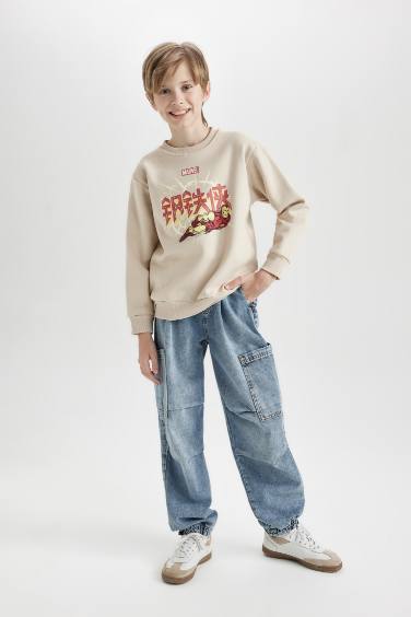 سويت شيرت اولادي تقيل قصة عادية من مارفل