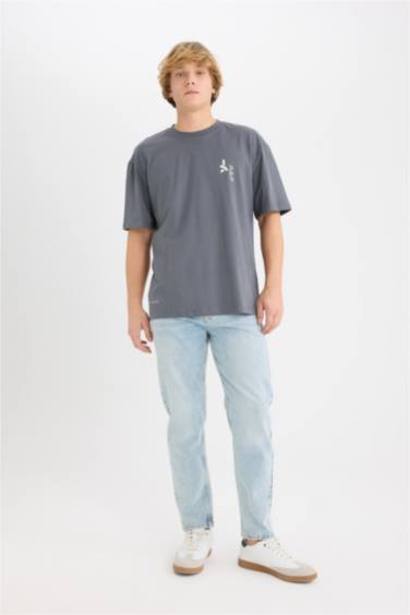 Marvel Boxy Fit Футболка с круглым вырезом и принтом на спине, короткий рукав