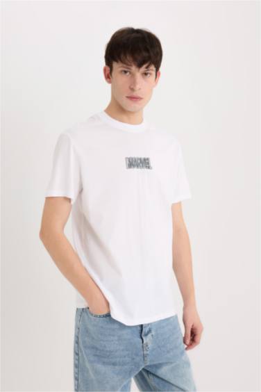 Marvel Logo Only Regular Fit Crew Neck T-Shirt