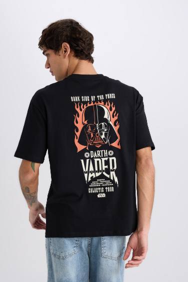 Star Wars Boxy Fit Crew Neck Printed T-Shirt