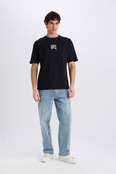 Star Wars Boxy Fit Crew Neck Printed T-Shirt