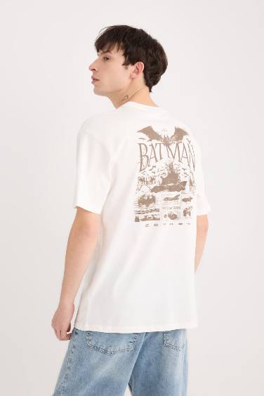 Boxy Fit Crew Neck Printed T-Shirt