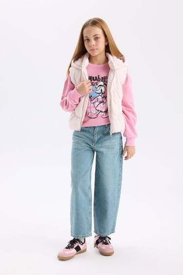 Детский жилет с капюшоном и молнией водоотталкивающий