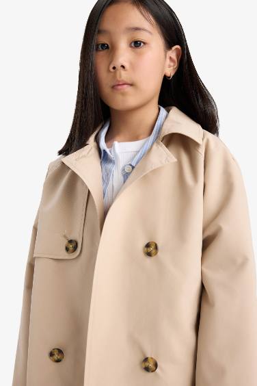 Girl Regular Fit Trench Coat