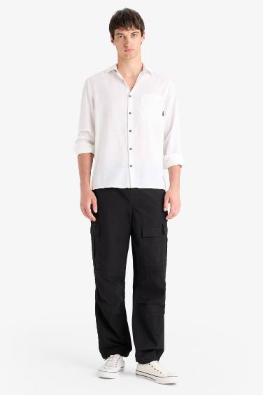 Regular Fit Cotton Long Sleeve Shirt