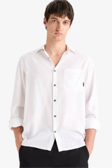 Regular Fit Cotton Long Sleeve Shirt