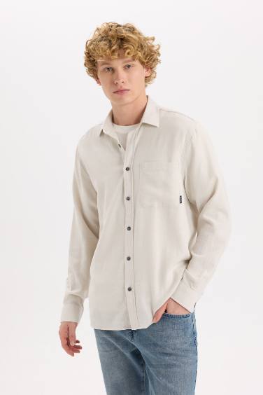 Regular Fit Cotton Long Sleeve Shirt