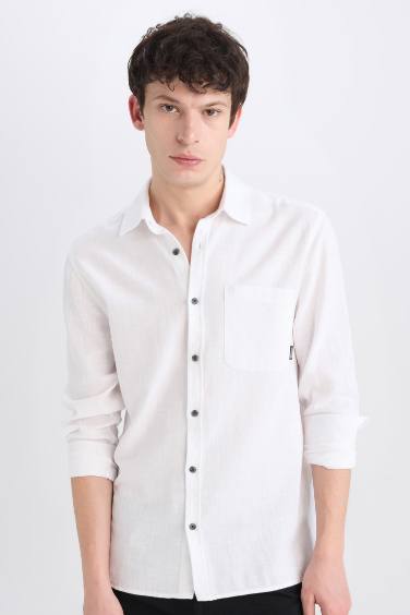 Regular Fit Cotton Long Sleeve Shirt