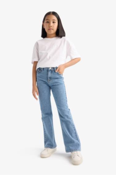 بنطرون بناتي جارلس فلير فيت برجل واسع