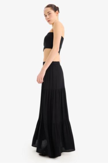 мақта астары максималды ұзындық Тоқылған юбка