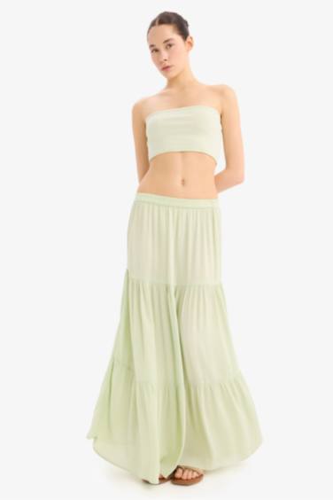 мақта астары максималды ұзындық Тоқылған юбка