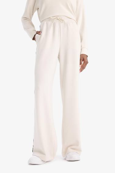 DeFactoFit Wide Leg Geniş Paça Standart Boy Modal Sporcu Pantolon