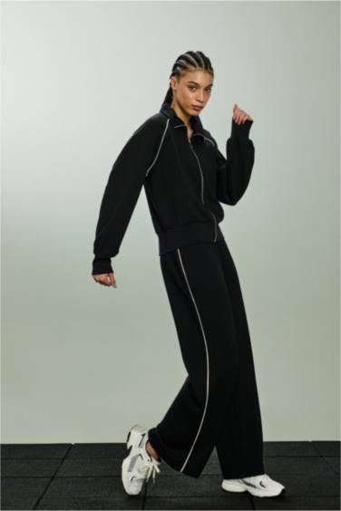 Wide Leg Geniş Paça Standart Boy Modal Sporcu Pantolon