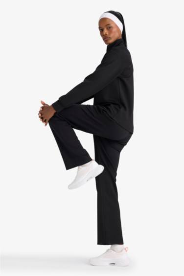 Pantalon de sport en modal longueur standard Coupe droite