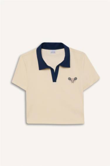 Standart Fıt Kısa Kollu Polo Tişört - Görsel 10