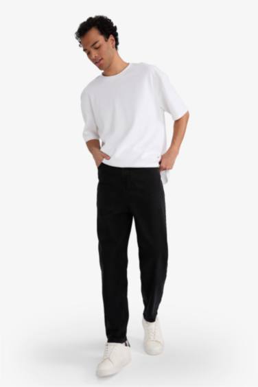 Balloon Fit кең балақты джинс шалбар