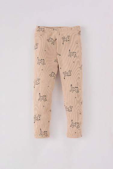 طقم بيجاما بيبي بناتي ريبانا قصة عادية وكم طويل - قطعتين