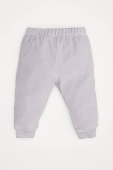 بيجامة الكريسماس مطبوعة برقبة مستديرة من قطعتين للبيبي بنت