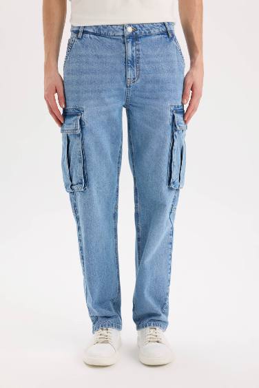 Relax Fit Wide Leg Jeans