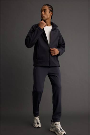 DeFactoFit Slim Fit Dar Kesim Standart Paça Sporcu Jogger Eşofman Altı