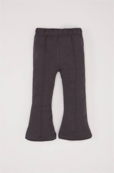 طقم بنات من قطعتين سويت شيرت برقبة مستديرة و سروال