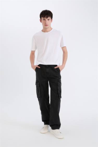 релакс пішімі деним кең етек Шалбар