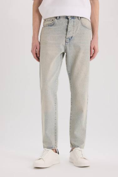 %100 Pamuk 90's Slim Fit Dar Kalıp Yüksek Bel Dar Paça Jean Pantolon