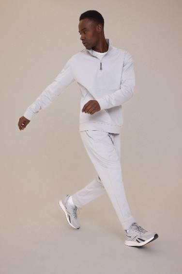 Standart Fit İçi Yumuşak Tüylü Skuba Dalgıç Kumaş Sporcu Jogger Eşofman Altı