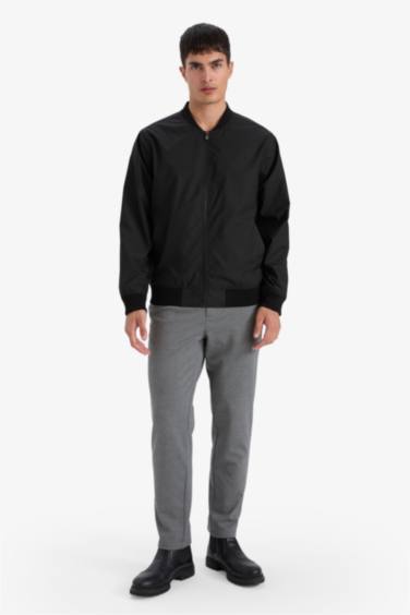 جاكيت بومبر سليم فيت طارد للماء مبطن