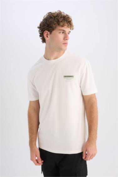 تيشيرت تقيل قصة عادية بياخة مستديرة