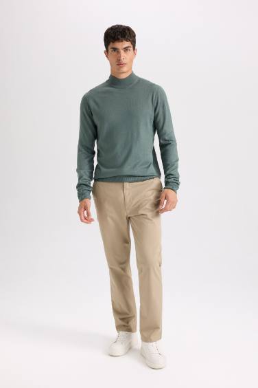 Regular Hem Chino Pants