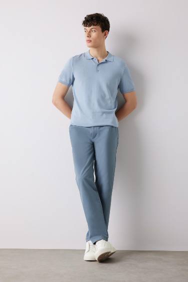 Regular Fit Normal Kesim Yazlık Düz Paça Chino Kanvas Pantolon